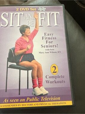 Sit and Be Fit: Easy Fitness for Seniors - Complete Workouts - 2 DVD SET